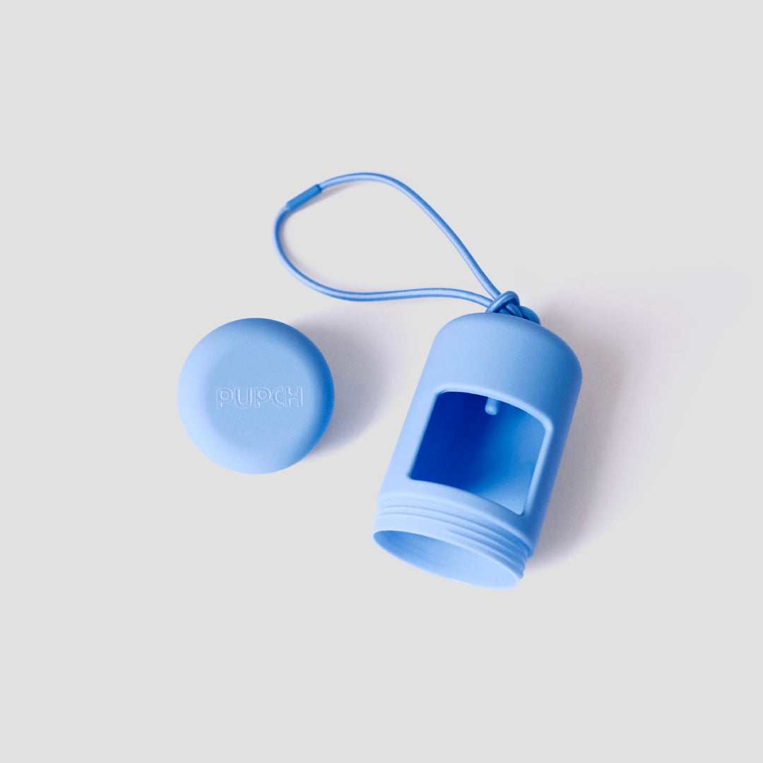 LIGHT BLUE POO BAG DISPENSER