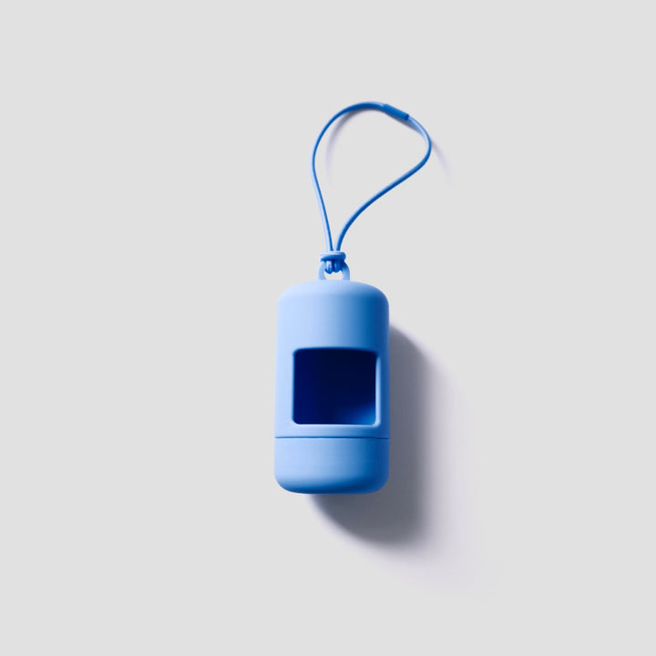 LIGHT BLUE POO BAG DISPENSER